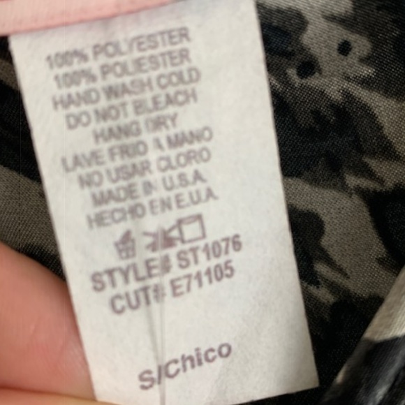 Georgiou Studio Animal/Leopard Print Top Sz S - Picture 6 of 6